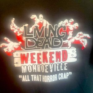 Living Dead Weekend Monroeville T Shirt size L